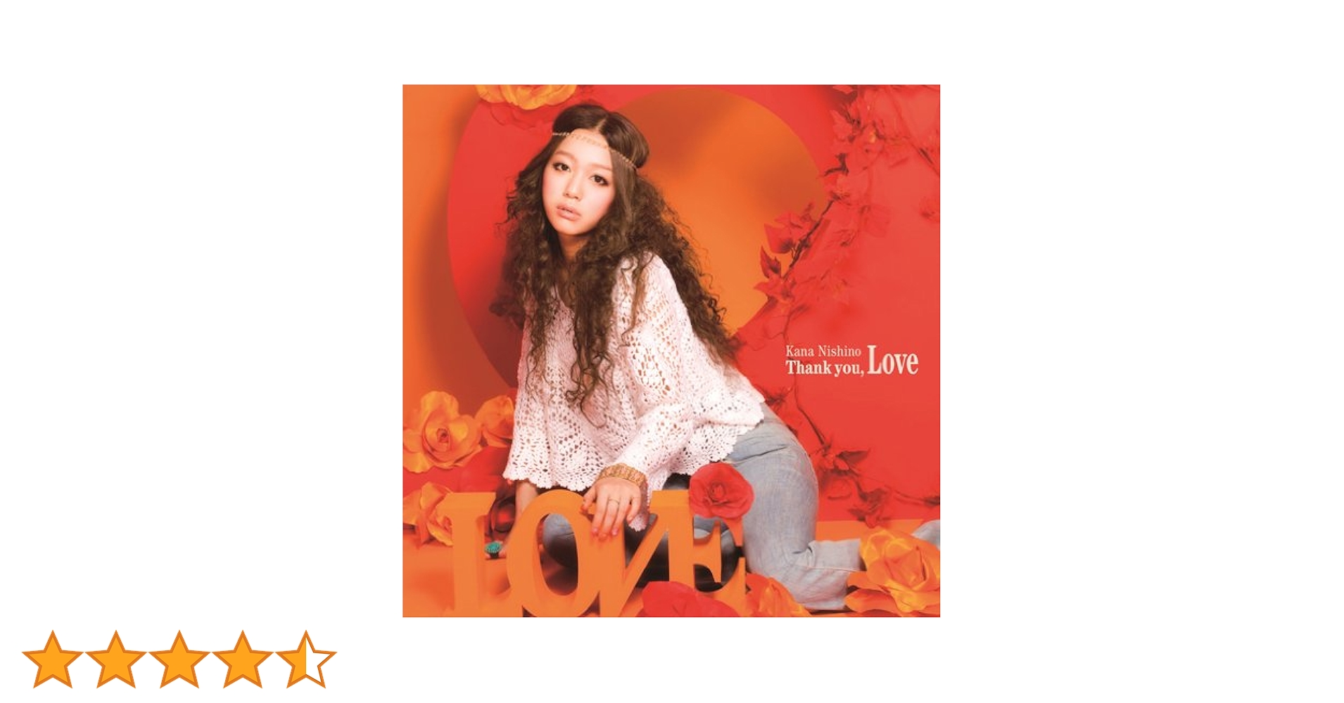 西野カナ Thank you,Love 通常盤 Thank you， Love （通常盤） / 西野カナ （中古品）｜原価